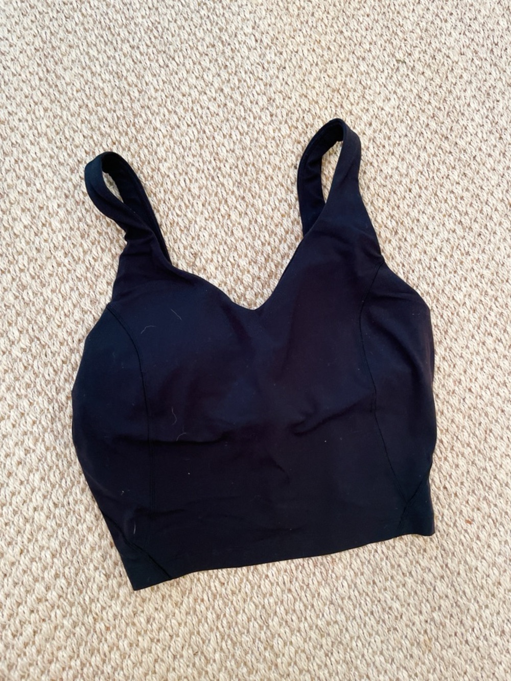 Lululemon Align Tank Top Women’s Size 6 Black Built-In Bra Yoga Pilates